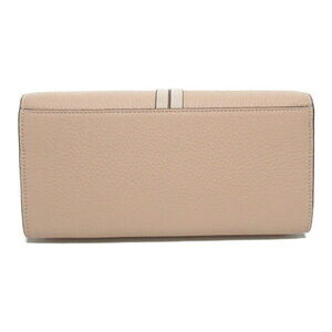 Chloe leather long wallet bi beige pink fold